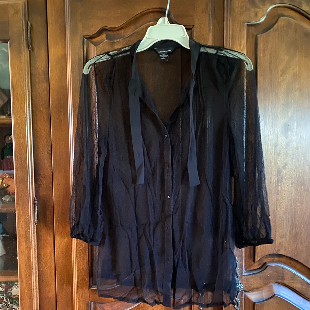 NWOT Sheer shirt NEW never worn